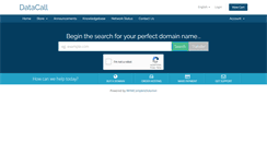 Desktop Screenshot of datacall.net