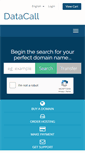 Mobile Screenshot of datacall.net