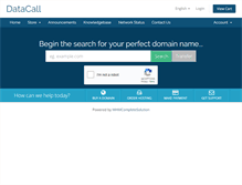 Tablet Screenshot of datacall.net