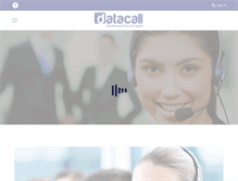 Tablet Screenshot of datacall.com